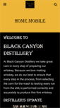 Mobile Screenshot of blackcanyondistillery.com
